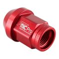 Forged aluminum wheel nut FMIC.Pro M12x1.25 Red 1 pc. conical through-hole 7075-T6 -1