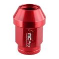 Forged aluminum wheel nut FMIC.Pro M12x1.5 Red 1 pc. conical through-hole 7075-T6 -4