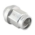 Forged aluminum wheel nut FMIC.Pro M12x1.25 Silver 1 pc. conical through-hole 7075-T6 -1