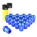 Aluminium wheel nuts FMIC.Pro M14x1.5 Blue 20 pcs. conical through-piece-2