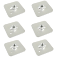 Harness Reinforcement Plate FMIC.Pro with Weld Nut 65 × 65 mm FIA 7/16