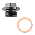 Oil Temperature and Pressure Sensor Adapter M18x1.5–1/8