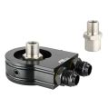 Oil Filter Sandwich Plate Cooler Adapter with Thermostat FMIC.Pro AN10-2