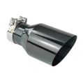 Stainless Steel Exhaust Muffler Tip Fmic.Pro 100mm Black 60mm Inlet-1