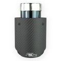 Stainless Steel Exhaust Tailpipe FMIC.Pro Type II Matte Carbon Black 89mm Tip 60mm Inlet-2