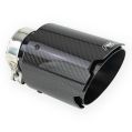Stainless Steel Exhaust Tailpipe FMIC.Pro Type I Gloss Carbon Black 89mm Tip 51mm Inlet-1