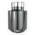 Stainless Steel Exhaust Tailpipe FMIC.Pro Type I Gloss Carbon Black 114mm Tip 76mm Inlet-2