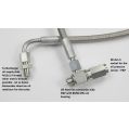 Turbocharger oil feed line FTWL for BMW M50 / M52 / M54 / S54 turbo - AN4-2