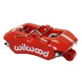 Wilwood 120-17460 Forged Dynapro Low Profile Universal Lug Mount Caliper 4 Pistons Red-1