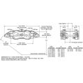Wilwood 120-14436 FNSL6R - Dust Seal Radial Mount Caliper Right 6 Pistons Red-2