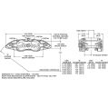 Wilwood 120-11778 FNSL6R Radial Mount Caliper Right 6 Pistons Black-2