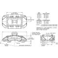 Wilwood 120-13949 GN6R Radial Mount Caliper Left 6 Pistons-2