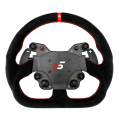 GT1 330mm Suede D Type Steering Wheel SIMAGIC Paddle Shifters Simulator Simracing-1