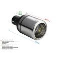 Universal Exhaust Tail Pipe Muffler Tip round 100mm lenght 120mm mounting diameter 60mm-2