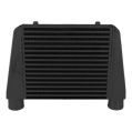 Intercooler 330x280x76mm FMIC.EU Up Inlet / Outlet Black-1