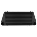 Intercooler 600x300x76mm FMIC.EU Back Inlet / Outlet Black-2