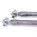 IRP Aluminium Rear Adjustable Upper Camber Arms with Fluro Motorsport Bearings for BMW F2x F3x Grey-2