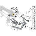 IRP Aluminum Rear Adjustable Guide Rods with Motorsport Bearings for BMW E8x E9x F2x F3x Gold-4