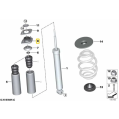 IRP Rear Shock Mounts with Polyurethane Inserts for BMW E30 E36 E36/5 E36/7 E36/8 E46 E85 E86-2