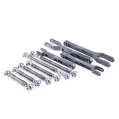IRP Aluminium Rear Adjustable Camber Arms with Motorsport Bearings for BMW E8x E9x Grey-2