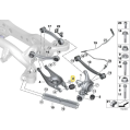 IRP Rear Wheel Carrier Lower Control Arm Bushings Aluminium Housing with Bearing for BMW E8x E9x-2