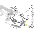IRP Rear Wheel Carrier Trailing Arm Bushings Aluminium Housing with Bearing for BMW F3x F2x-2
