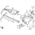 IRP Rear Upper Camber Arms Aluminium with Adjustable Sway Bar Mounts with Motorsport Bearing for BMW E46-2