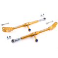 IRP Rear Upper Camber Arms Aluminium with Adjustable Sway Bar Mounts with Fluro Motorsport Bearing for BMW E46-1