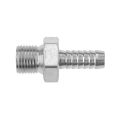 Push On Barb Tail Hose Pipe M16x1.5 to 10mm Fitting Adapter Fuel silver-1
