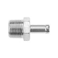 Push On Barb Tail Hose Pipe M20x1.5 to 9mm Fitting Adapter Fuel silver-1