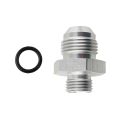 AN6 ORB Male To AN8 Male JIC Hose Fitting Adapter Silver-4