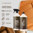 Leather Expert Interior Care Kit leather cleaning and conditioning set 2x1000ml 2000ml 2l-5