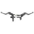 Universal Brake Clutch Lever Motorcycle Quad Black-1