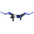 Universal Brake Clutch Lever Motorcycle Quad Blue-1