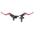 Universal Brake Clutch Lever Motorcycle Quad Red-2