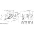 Wilwood 120-17272 MC4 Mechanical Floating Mount Caliper Left 1 Piston-2