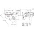 Wilwood 120-17143 MC4 Mechanical Floating Mount Caliper Right 1 Piston Black-2