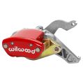 Wilwood 120-12069 MC4 Mechanical Floating Mount Caliper Right 1 Piston Red-1