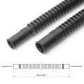 Nuke Performance Convoluted Nylon In-Tank Fuel Hose 8 / 10mm 500mm Black-1