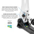Nuke Performance Hydraulic Handbrake DriftSpec Pro Billet Organic Flow 420mm Silver-6