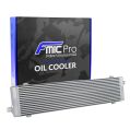 Oil Cooler FMIC.Pro 580 x 140 x 40 mm Asymmetrical Inlets silver-1