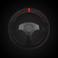 Professional Suede Round Racing Steering Wheel 330mm SIMAGIC Simulator Simracing-2