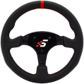 Professional Leather Round Racing Steering Wheel 330mm SIMAGIC Simulator Simracing-1