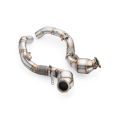 Downpipe BMW M5 F90 with Catalyst HJS 300 CPSI EURO 6-3