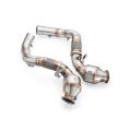 Downpipe BMW M5 F90 with Catalyst HJS 300 CPSI EURO 6-1