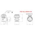 Pulsar PSR New Generation Wastegate 38mm Dual Vband External Wastegate Silver-7