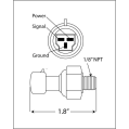 Prosport Premium Oil / Fuel Pressure Sender-2