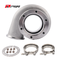 Pulsar PSR Turbine Housing Drop in Precision PTE Ball Bearing V-Band Inlet Outlet 0.82 A/R Stainless Steel for 6266 / 6466 / 6766-1