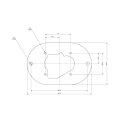 Ramair Carburettor Foam Air Filter with Baseplate to fit Weber 32 34 DMTL DMTR DATR 25mm Internal Height-5