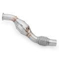 Downpipe RM Motors for BMW E81 E60 E91 E88 116d 316d 520d N47 with Catalyst Euro 3 100 CPSI -2